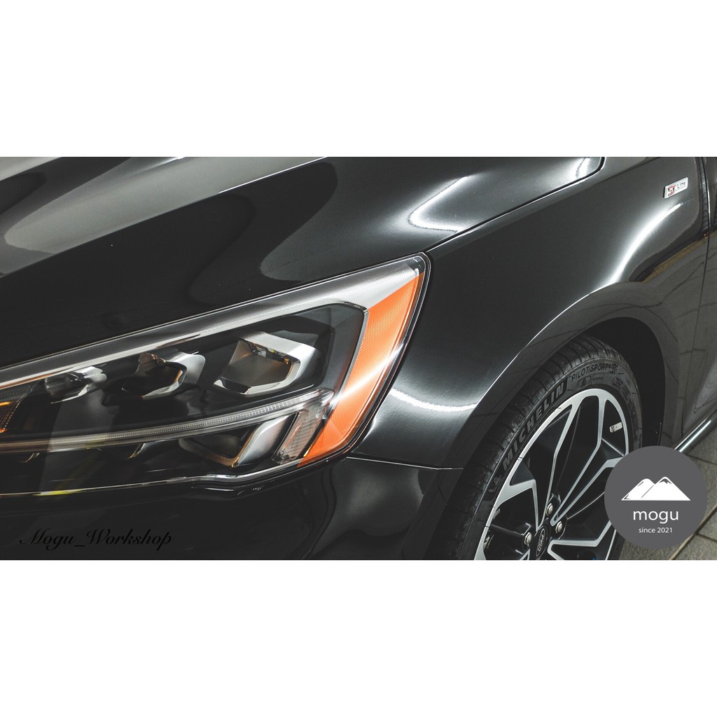[膜谷包膜工作室] Ford福特 Focus  MK4  前大燈仿美規反光片膜 一對 (非大燈膜 定位燈貼膜