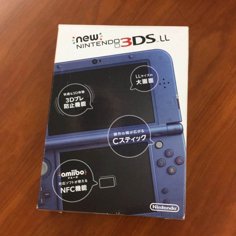 二手new 3ds Ll 主機藍色日規 蝦皮購物