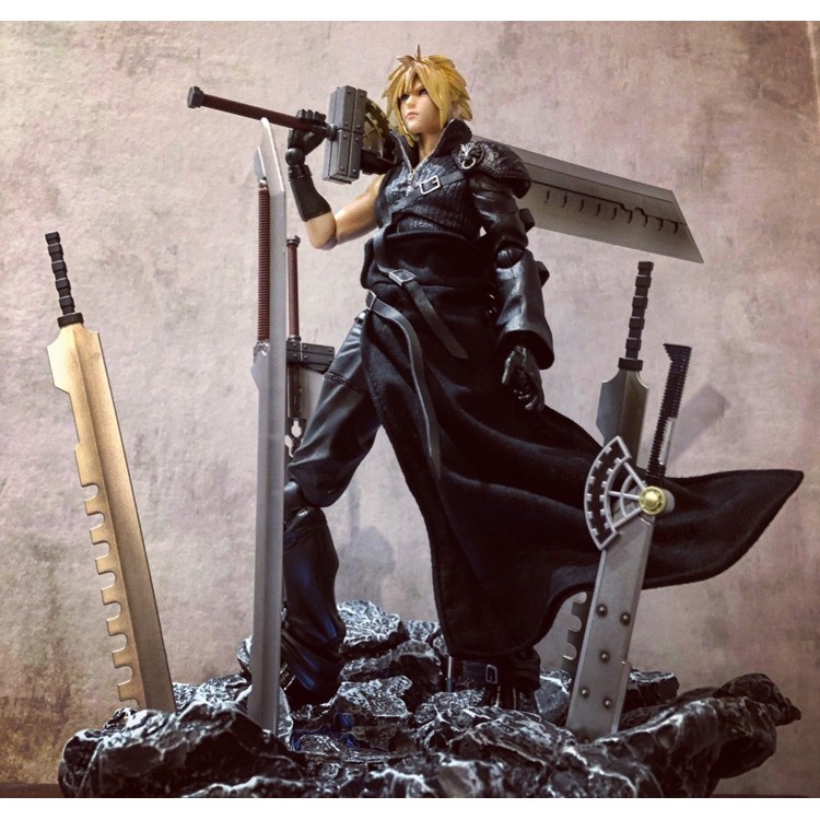 Play arts pa改 克勞德 地台 超究武神霸斬 FF7 VII 太空戰士 最終幻想 克勞德 雷神索爾 復仇者