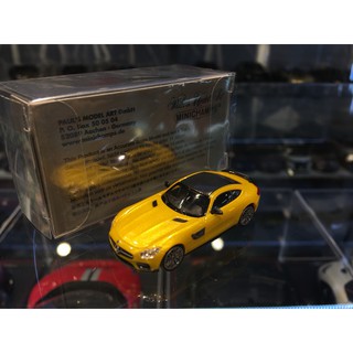 吉華科技 MINICHAMPS Brabus 600 auf Basis Mercedes GT S 黃色 1/87