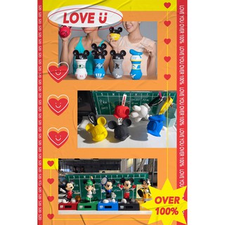 ❤️現貨❤️7-11集點迪士尼盛夏運動趣 可折疊矽膠水壺 吊飾零錢包 太陽能搖搖公仔