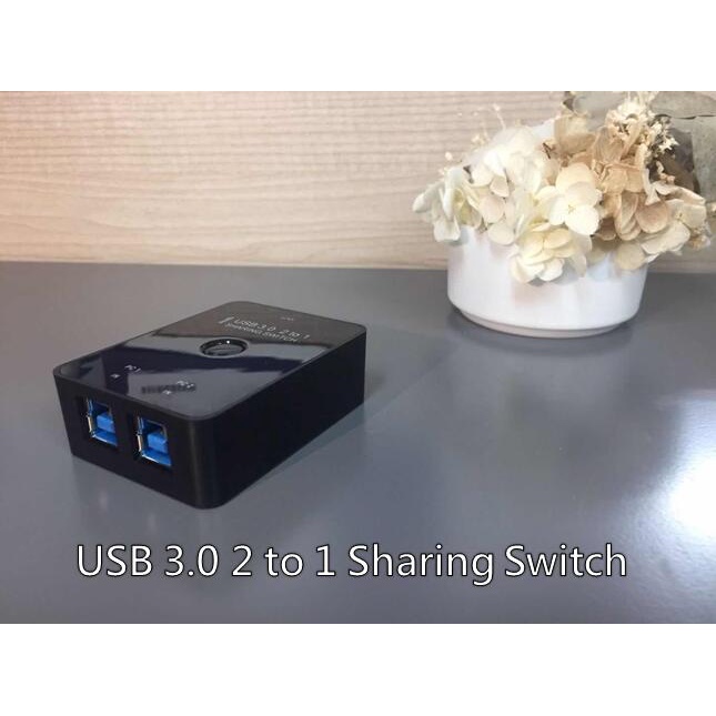 『現貨』USB 3.0 二對一分享切換器 印表機切換 2切1 二進一出 二分一 二合一USB切換器