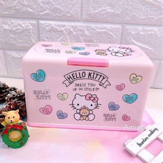 《現貨》日本原裝 SKATER凱蒂貓 KITTY貓 口罩盒 收納盒 掀蓋式 口罩收納盒 Hello Kitty 面紙盒