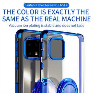 彩家 Aquos 夏普 wish 手機殼 R7 透明保護套 指環扣TPU電鍍殼 防摔殼 軟殼 保護殼 手機套 透明套