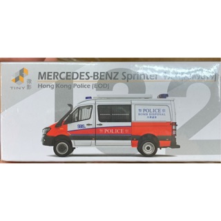 =天星王號=Tiny 微影 #132 Benz Sprinter 4X4 爆炸品處理課 (紅白)