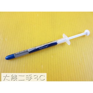 【大熊二手3C】導熱散熱膏 - 全新 - HY510 針筒型 灰銀 0.4g CPU、VGA、北橋 南橋晶片