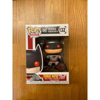 Funko pop DC 蝙蝠俠 閃點 紅眼 Batman Flashpoint No.132 公仔 模型