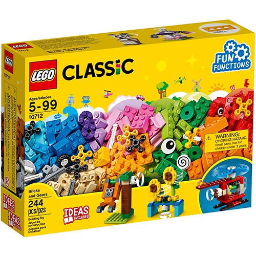 18107128 樂高 10712 顆粒與齒輪 立體積木 積木 益智 LEGO 益智積木 孩子玩伴