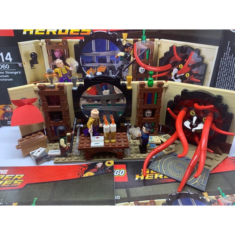 樂高 LEGO 76060 漫威 marvel 奇異博士的至聖所 二手已組附說盒