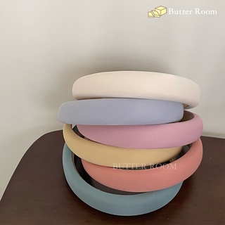 Butter Room 馬卡龍色增高髮箍 （6色） 臺灣出貨免運 加厚 海綿 增高 髮箍 彩色