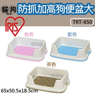 寵到底-日本IRIS加高邊附網狗尿盆-大【TRT-650】狗廁所,狗尿盆,定點訓練,狗訓練,防抓狗便盆