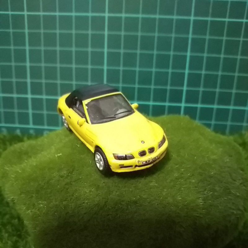 老玩具車BMW Z3 合金車1/72 約6公分扭蛋車大小