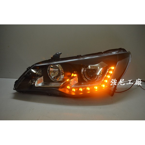 全新 喜美八代 UH CIVIC 8 CV8 U型 LED DRL 魚眼大燈