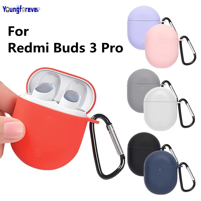 適用於 Redmi Airdots 3 Pro/Buds 3 Pro 軟矽膠耳機盒保護套耳機配件