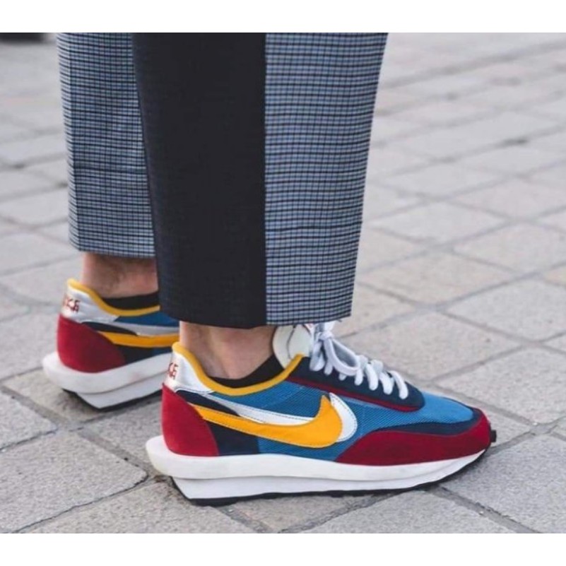 nike sacai blue multi