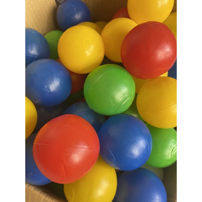 《二手》球池必備 塑膠彩色球
