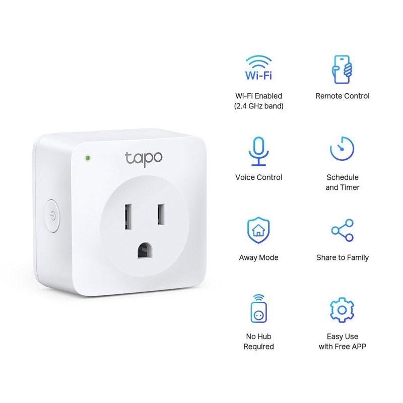 TP-Link Tapo P100 WIFI無線網路雲端智慧插座(支援Google二代音箱)