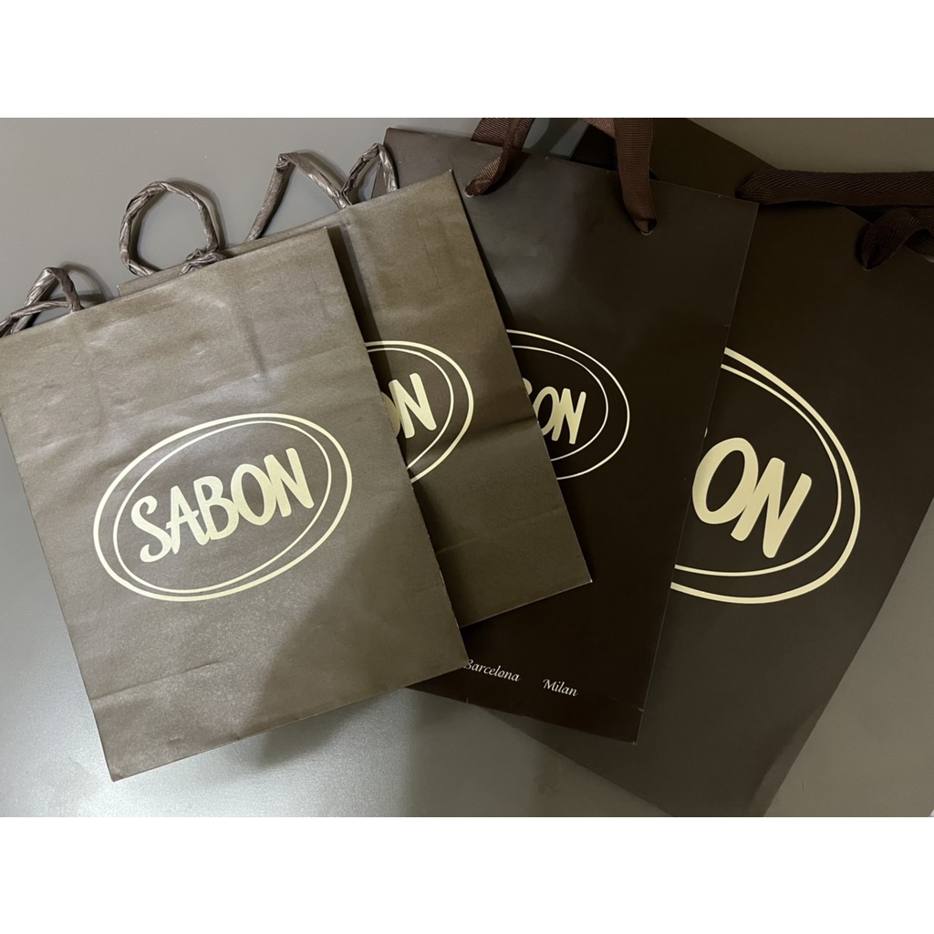 專櫃品牌紙袋Sabon/Ysl/coach/chanel/ysl
