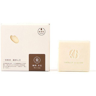 臺灣茶摳 純淨米皂(120g) 【小三美日】肥皂／香皂 D043934