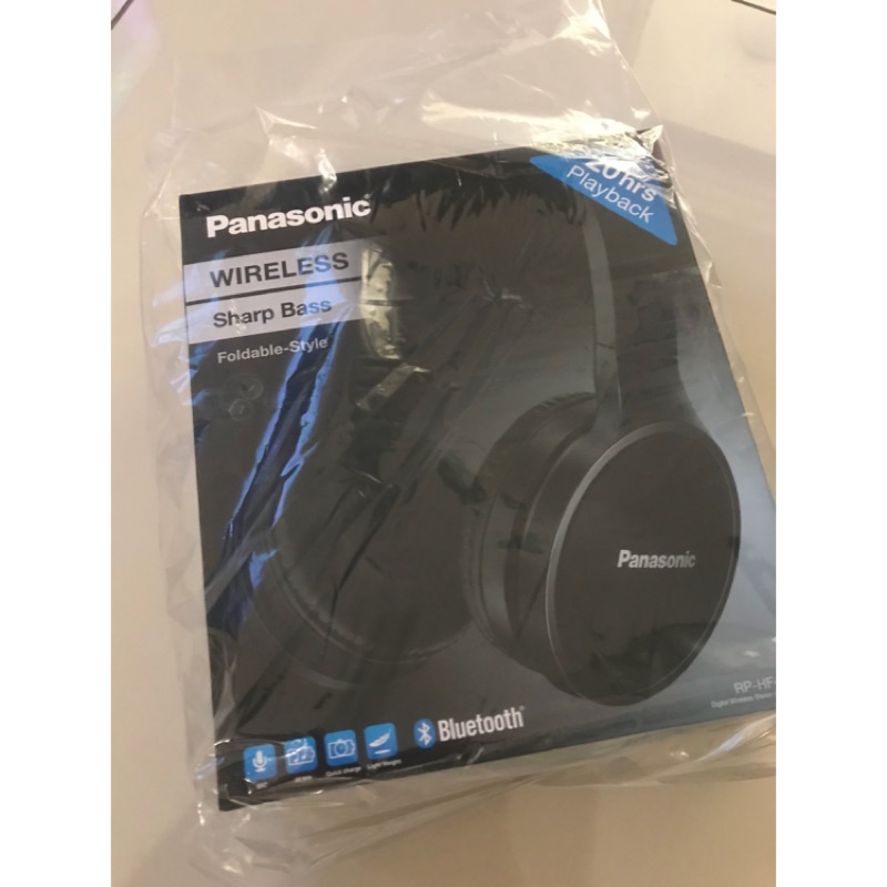 Panasonic 國際牌 RP-HF400B 無線耳罩式耳機