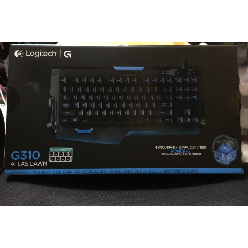 Logitech 羅技 G310 Atlas Dawn 機械 遊戲鍵盤 Romer-G 機械軸 可面交 另售 海盜船紅軸