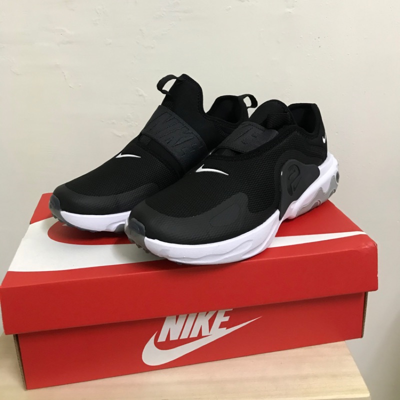 NIKE REACT PRESTO EXTREME (GS) 慢跑鞋  大童 黑。 25公分。7Y