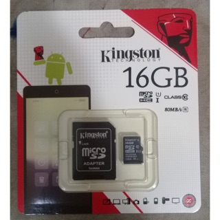 Kingston 金士頓 MicroSD SDHC TF 16G 16GB 記憶卡 SDC10G2