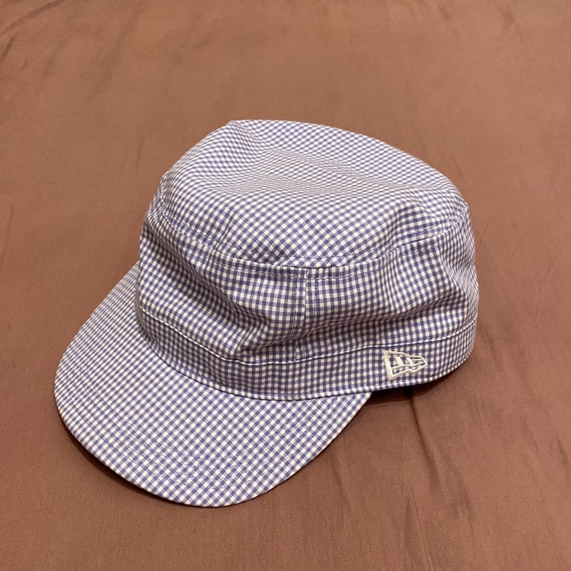 New era 藍格紋全封軍帽