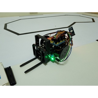 【R&D不專業實驗室】循跡導引自走車 自走車 堆高機 AGV Arduino(需自行組裝) 專題 實驗