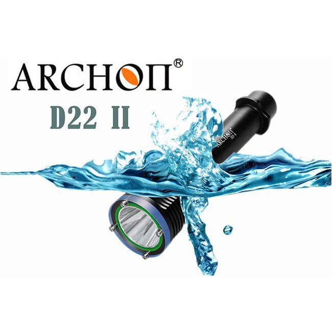 #ARCHON 奧瞳 D22 II 第二代 專業 潛水手電筒 潛水補光燈 潛水照明 水下探照燈 水下攝影補光燈