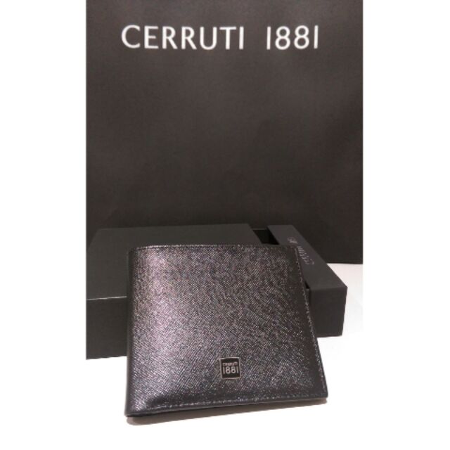 👑CERRUTI 1881 短夾 小牛皮 男生皮夾