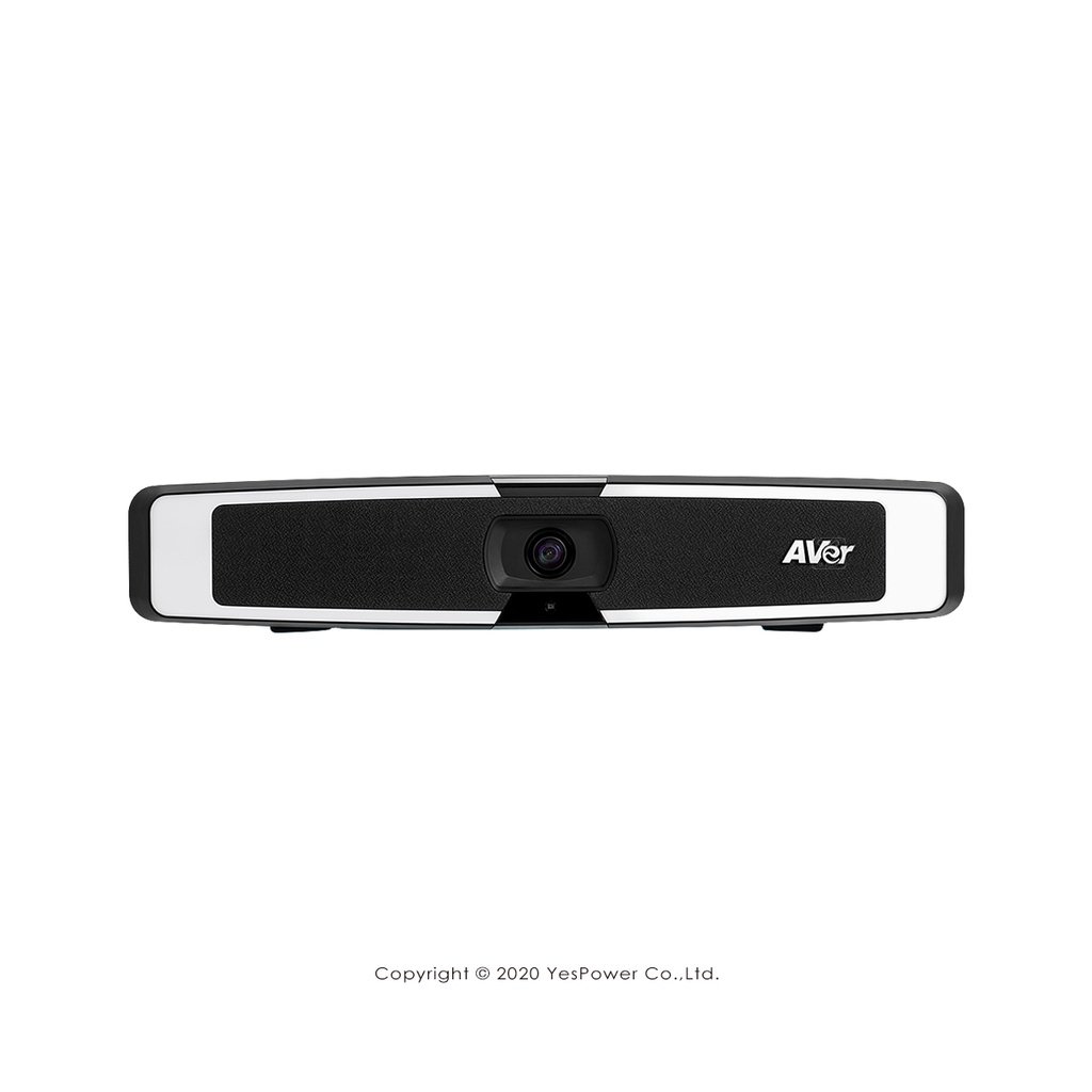 【含稅/來電優惠】AVer VB130 4K 視訊會議系統 一體成形/智能感光照明技術/噪音隔絕/聲音波束成型/聲音追蹤