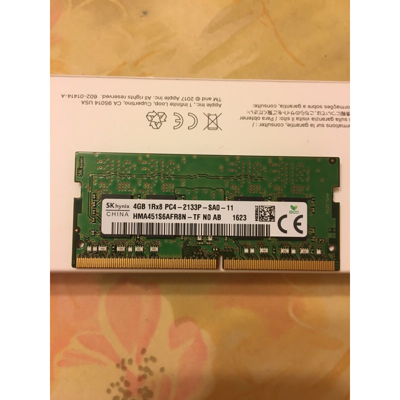 海力士 DDR4 2133 4G RAM 筆電記憶體