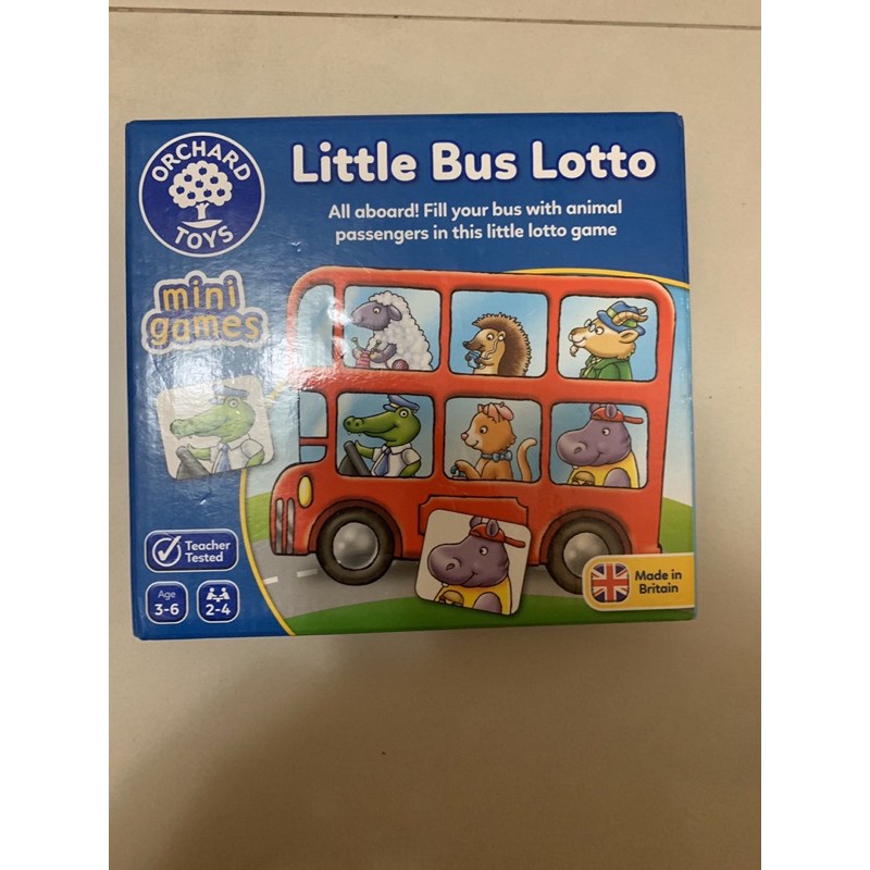 orchard toys品牌little bus lotto 賓果遊戲
