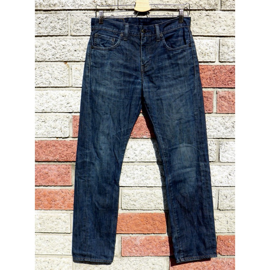 levis 513 二手牛仔褲-正品  修身 窄管-(levis 08513-0033 )-W30