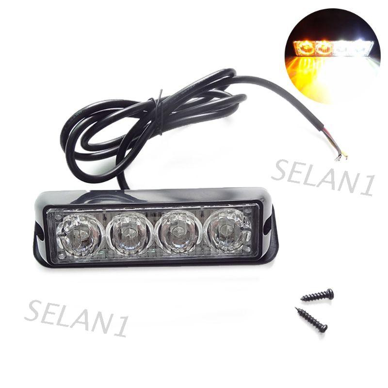 Selan1 12 24v 4 Led車側燈diy多用途輝光燈用於汽車維修零件 蝦皮購物