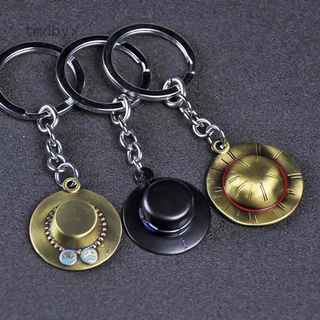 Anime ONE PIECE Keychain 鑰匙扣 Luffy Zoro Sanji Nami 帽子鑰匙圈汽車吊飾