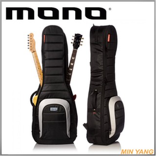 【民揚樂器】MONO 電吉他袋 雙入電吉他袋 雙電吉他 免運 M80-2G-BLK