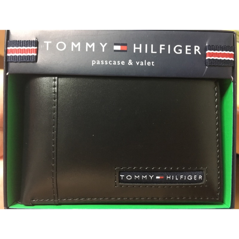 美國 Tommy Hilfiger 專櫃正品 短夾禮盒 男生短夾 皮夾