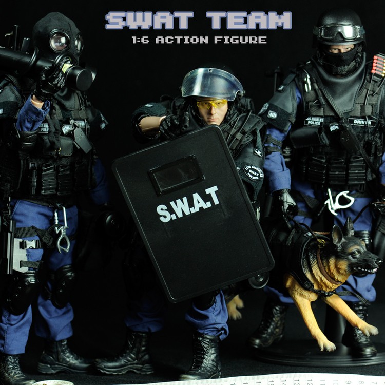 飛虎隊特種部隊套裝swat Sdu 特警軍事模型1 6 全套四盒 蝦皮購物