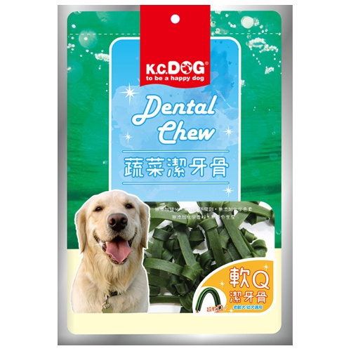 【寵物王國】K.C.DOG 軟Q潔牙骨系列 2.5吋打結骨120g / 六角潔牙骨200g