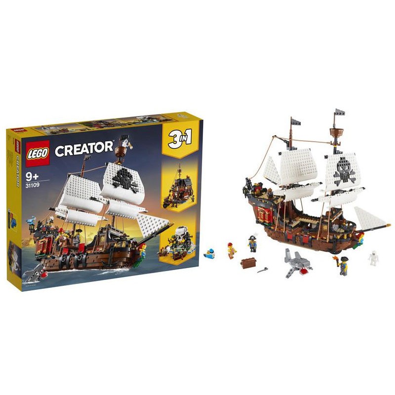 全新 LEGO 樂高 31109 Creator 3合1創作系列 海盜船 全新未拆 公司貨