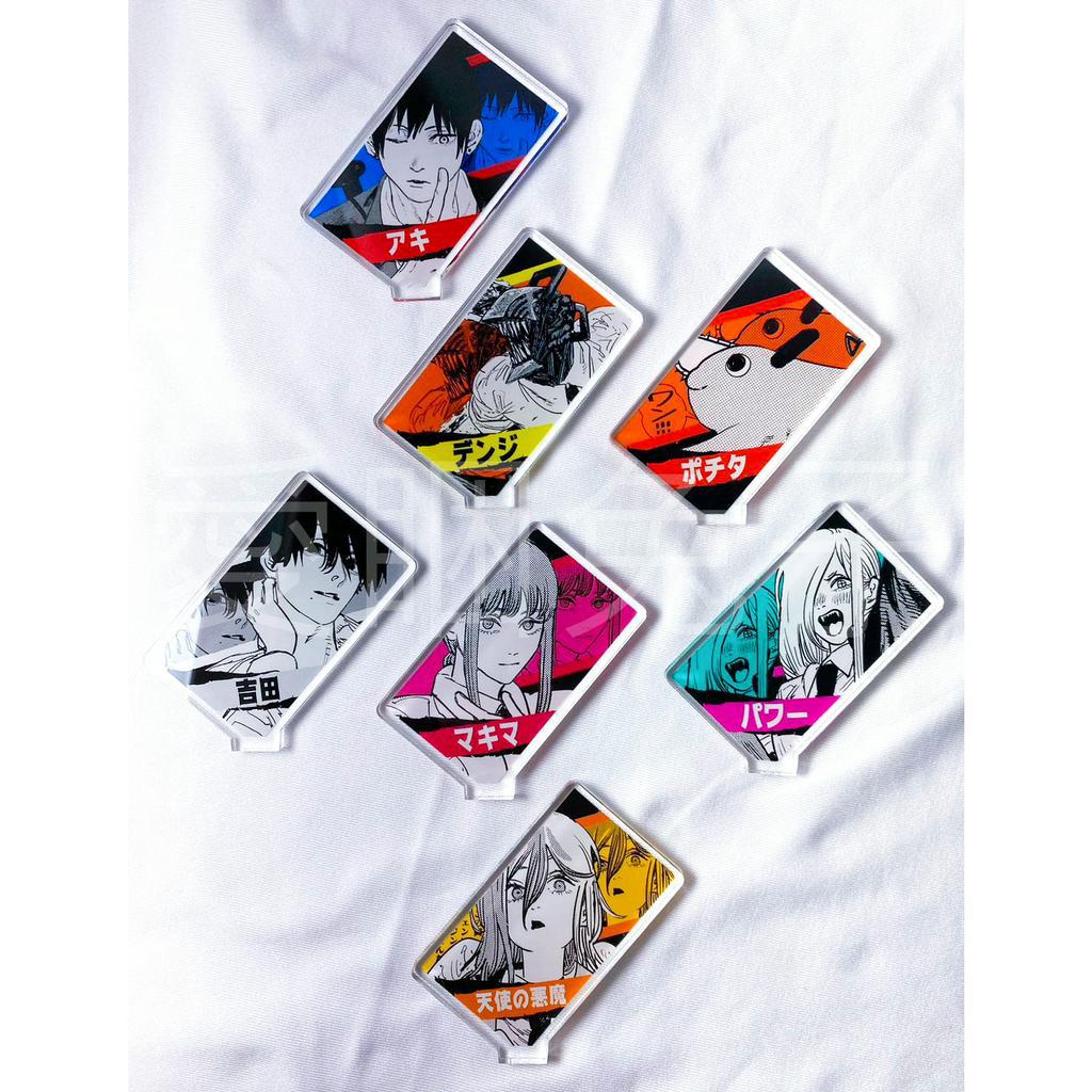 《現貨》鏈鋸人 方形 立牌 早川秋 吉田 天使惡魔 帕瓦 波奇塔 真紀真 瑪奇瑪 淀治 電次 電鋸人 原畫 JF