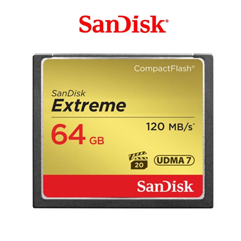SanDisk Extreme 【eYeCam】CF 64G / 64GB 800X 120MB/s