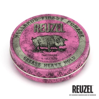 REUZEL 粉紅豬超強髮油 113g 高等強度定型 中等亮度 油性髮油