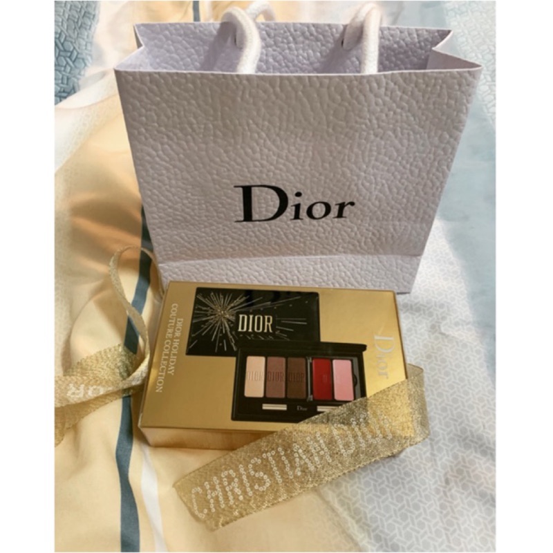 ✨Dior✨ 全新未拆 美國正品 限量 2019 聖誕🎄眼唇盤 禮物 七夕 情人節