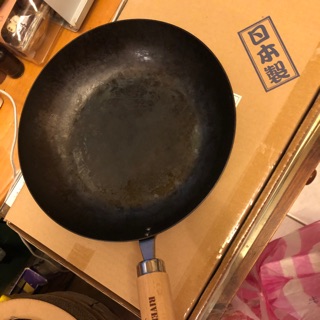 【極PREMIUM】不易生鏽鐵製炒鍋 22cm(日本製造無塗層)