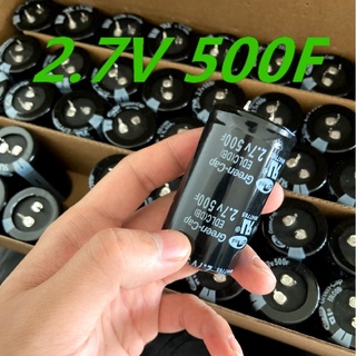 1-5pcs 2.7V 500F 2.7V 500UF 2.7V500UF 60*35mm 車載整流器低ESR電容超電容