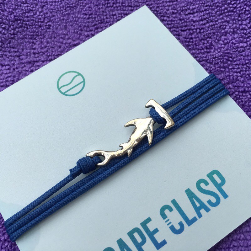 槌頭鯊 銀 多色 手鍊 Cape Clasp 美國品牌 手環 現貨 海洋保育 925銀 hammered shark