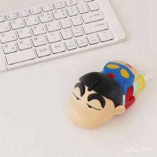 『現貨』韓國 蠟筆小新 USB無線滑鼠 (須放置3號電)